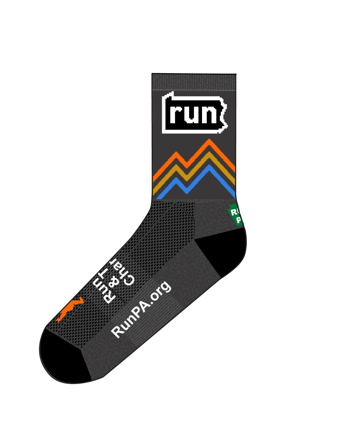 RunPA - Every Mountain Trail Blazer Sock