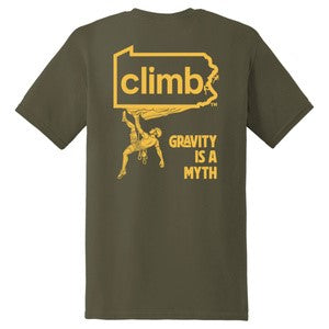 ClimbPA - Gravity is a Myth T-Shirt