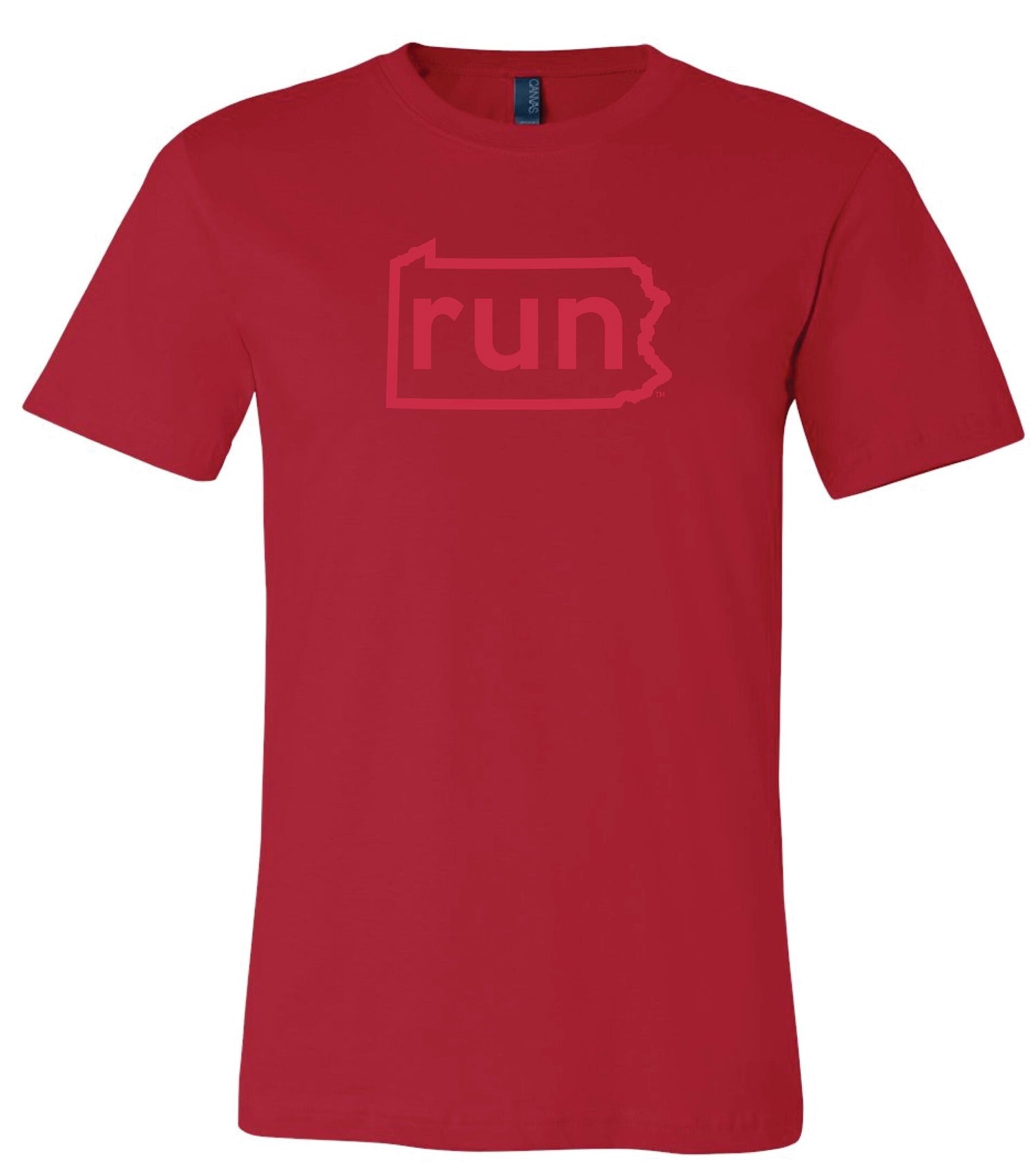 RunPA™ -Men's Monochromatic Red T-Shirt
