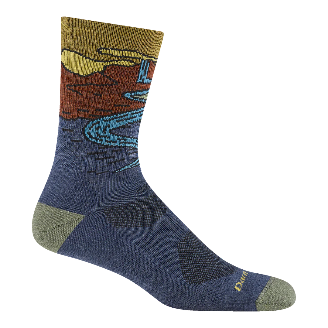 Darn Tough - Men's Chasing Waterfalls Micro Crew Lightweight Hiking Sock