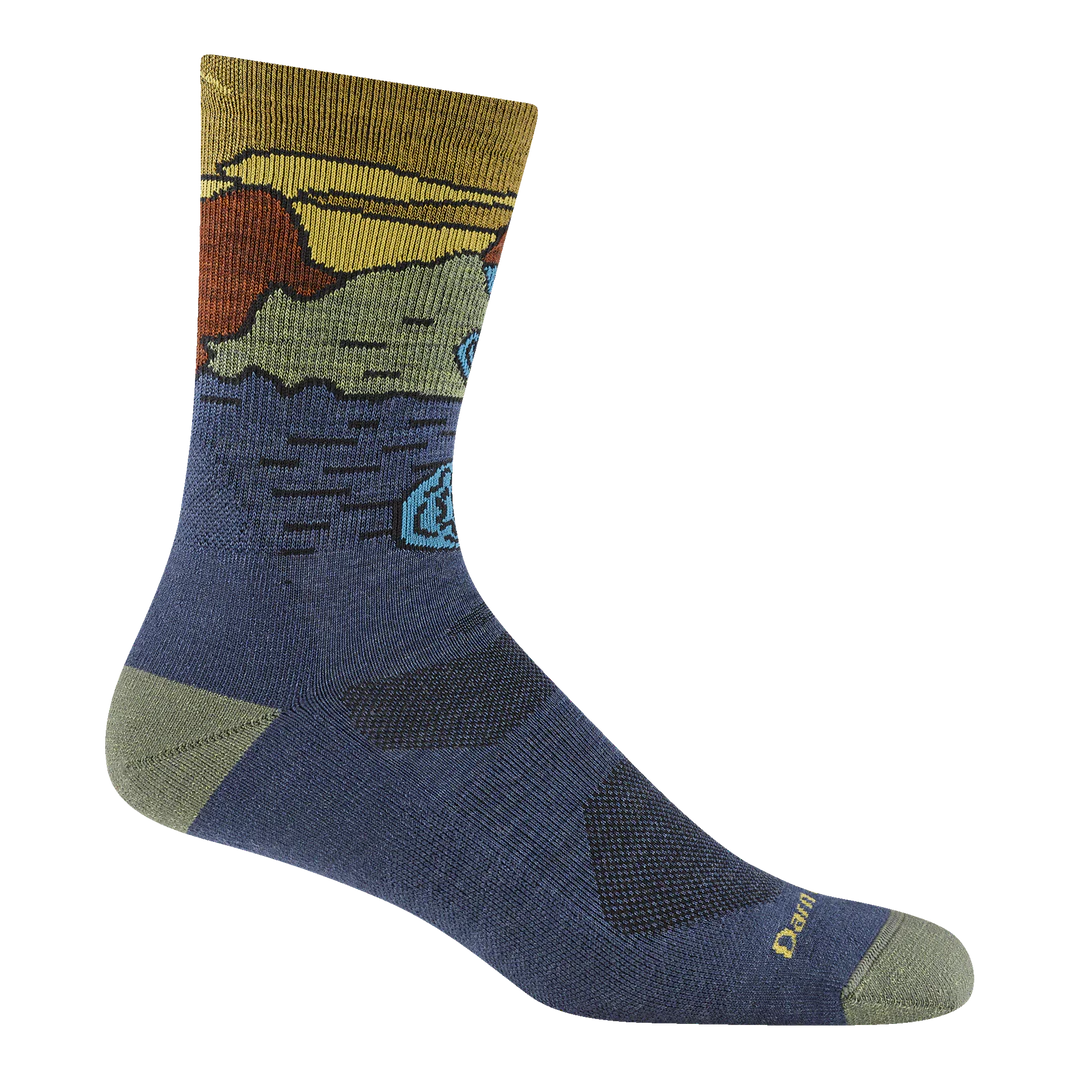 Darn Tough - Men's Chasing Waterfalls Micro Crew Lightweight Hiking Sock