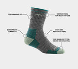 Darn Tough -Women's Hiker Micro Crew Midweight Hiking Sock