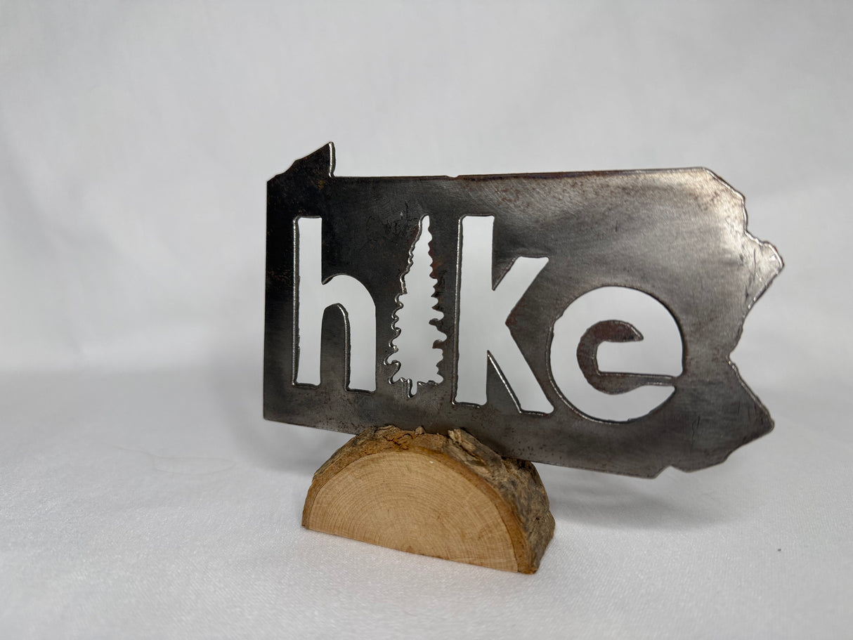 HikePA - Steel Logo