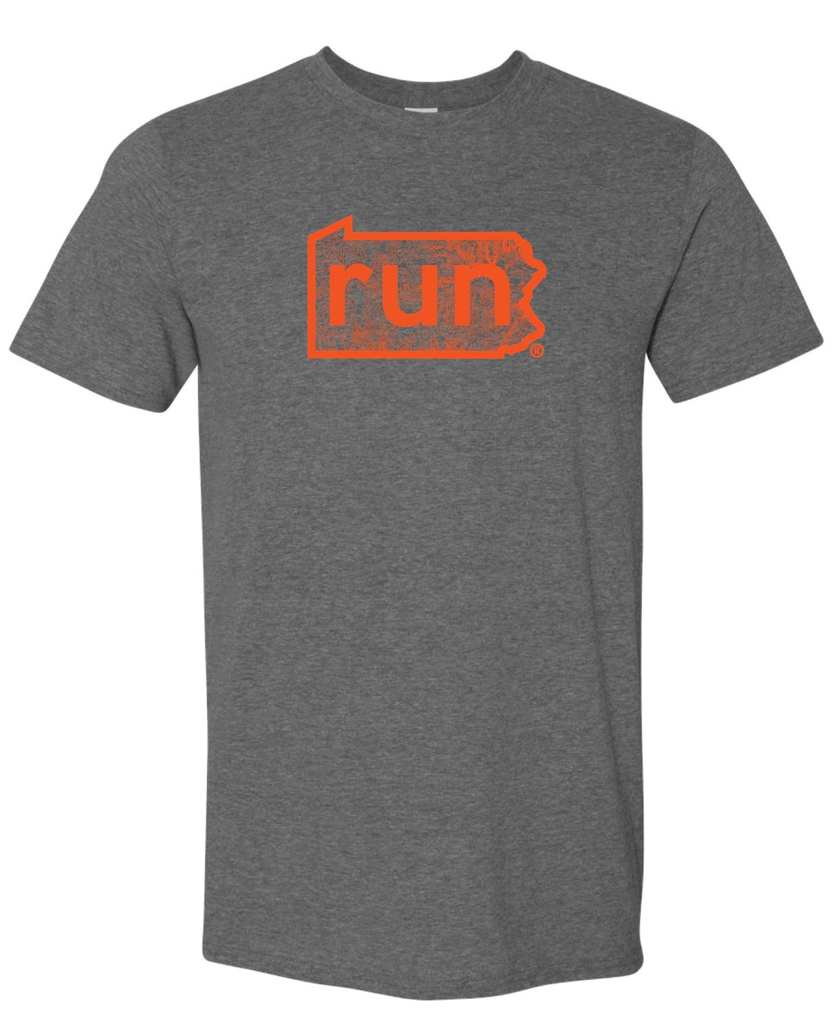 RunPA™ -Men's Classic Topographical T-Shirt