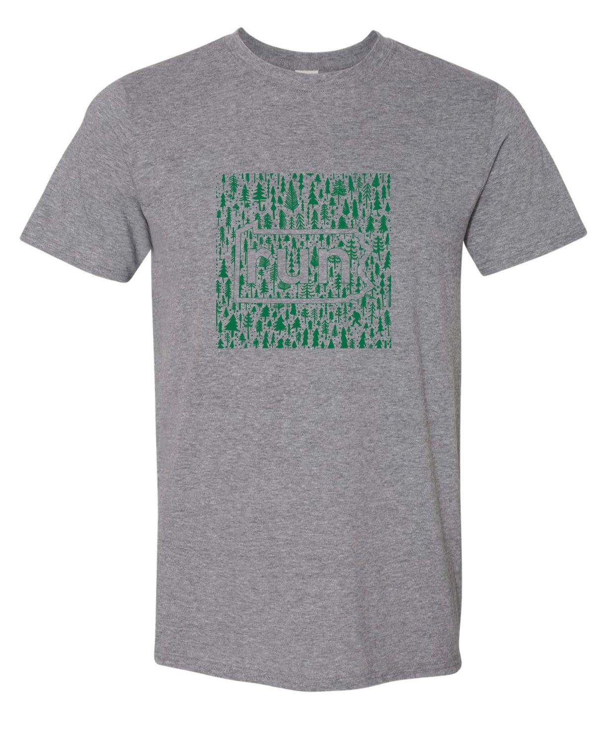 RunPA™ -Men's They Do EXIST!!! - Sasquatch in the Woods Tee