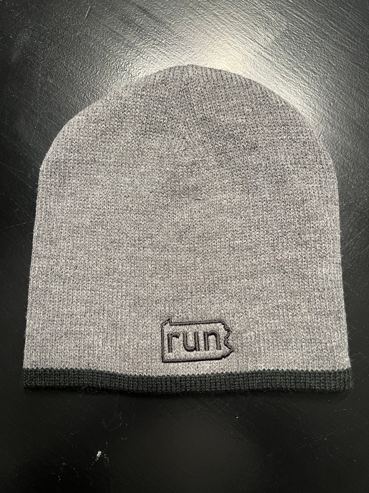 RunPA - Beanie Cap Oxford with Black Strip