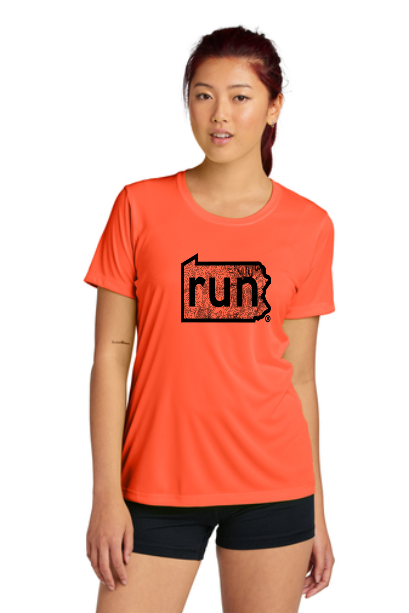 RunPA™  - Women's Performance T-Shirt Blaze Orange